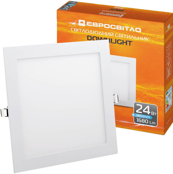 Світильник точковий Євросвітло LED-S-300-24 24W 4200К (39192)