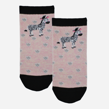 Шкарпетки жіночі низькі бавовняні Noviti ST024-G-03 31-34 Рожеві (5905204314944)