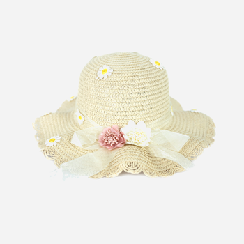 Дитячий капелюх для дівчинки Art Of Polo Cz22125-1 One size Бежевий (5902021187218)