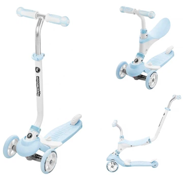 Детский 3-колесный самокат HyperMotion 5 в 1 Sky Blue, HYPER 5IN1 NIEB