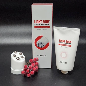 Антицеллюлитный роллер-крем с коллагеном Lebelage Light Body 5 Roller Shape Cream, 120мл