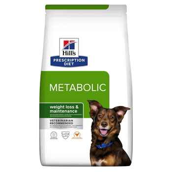 Сухой корм для собак Hill's Prescription Diet Metabolic Chicken снижение и поддержание веса 1.5 кг (052742209708)