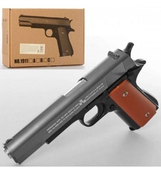Стракбольный пистолет Shantou Colt 1911В метал на пульках