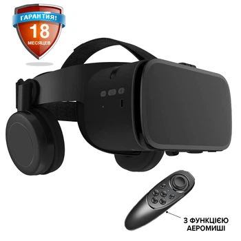 VR Очки шлем виртуальной реальности BOBO VR Z6 с пультом (game version) Black