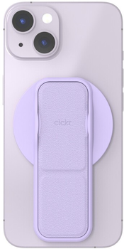 Uchwyt do telefonu CLCKR Compact MagSafe Stand & Grip Universal Purple (4251993300417)