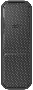 Тримач для телефону CLCKR Universal Stand & Grip Carbon Fibre V2 Black (4251993300615)