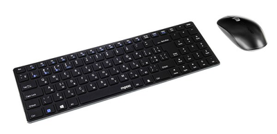 Клавіатура+миша Rapoo 9300M Wireless Black