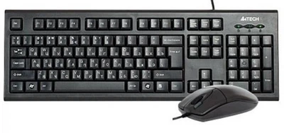 Клавіатура+миша A4Tech KR-8520D Black USB