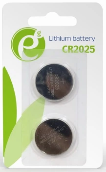 Батарейки CR2025 EnerGenie EG-BA-CR2025-01 Lithium BL (2 шт)