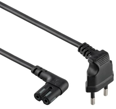 Кабель живлення C7 1м Cablexpert, кутовий, 0.5мм кв. (PC-184L)