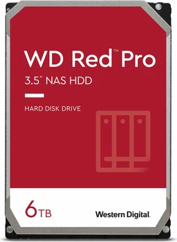 Жорсткий диск 3.5" 6TB Western Digital WD Red Pro (256MB, 7200rpm, SATA 6Gb/s)
