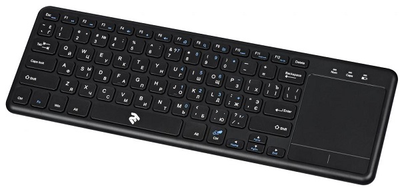 Клавіатура ножнична 2E KT100 78key, Wireless, EN/UK, чорний (для керування Android/Smart TV) (2E-KT100WB)