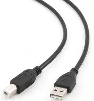 Кабель USB2.0 AM-BM 1.8м Cablexpert, преміум, чорний (CCBP-USB2-AMBM-6)