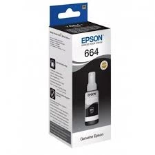 Чорнило Epson 664 (L100/110/120/132/200/210/222/300/312/350/355/362/366/456/550/555/566/1300) Black 70мл (C13T66414A)