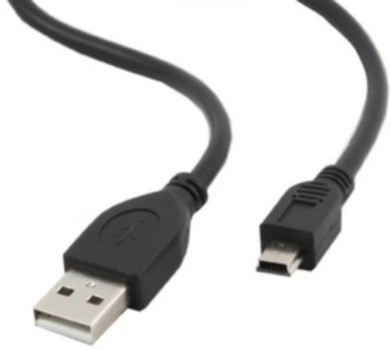 Кабель USB2.0-miniUSB 1.8м Cablexpert, з феритом (CCF-USB2-AM5P-6)