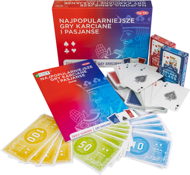 Набір Tactic Найпопулярніші карткові ігри та пасьянси (6416739568836)