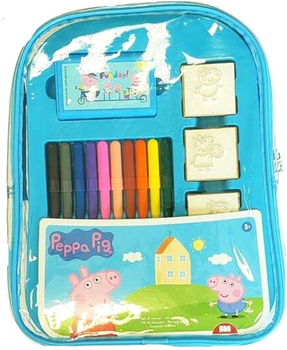 Zestaw kreatywny Multiprint Peppa Pig Stamps w plecaku (8009233248755)