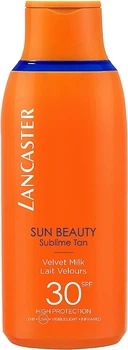 Молочко для тіла сонцезахисне - Lancaster Sun Beauty Velvet Tanning Milk SPF 30 400ml (320687-125070)