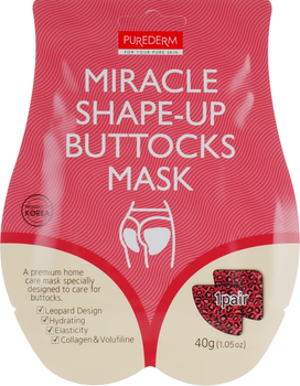 Маска-ліфтинг для інтенсивної підтяжки сідниць - Purederm Miracle Shape-Up Buttocks Mask 40g (742295-29459)