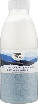 Натуральна сіль для ванни "Ягоди чорниці" - Карпатські Історії 600g (955007-37846)