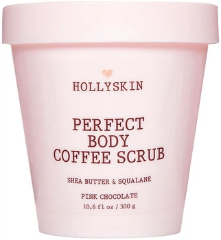 Скраб для ідеально гладенької шкіри з олією ши та скваланом - Hollyskin Perfect Body Coffee Scrub 300g