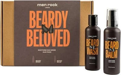Набір для догляду за бородою Menrock Beardy Beloved Soothing Oak Moss шампунь для бороди 100 мл + бальзам для бороди 100 мл (5060796560237)