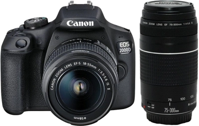 Фотоапарат Canon EOS 2000D + EF-S 18-55mm IS II Lens (2728C003)