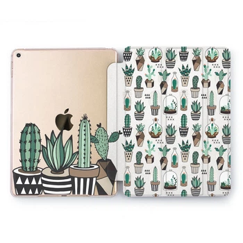 Чохол книжка, обкладинка для Apple iPad (Кактуси патерн) Pro 12.9 A1670/A1671/A1584/A1652 айпад про case smart cover