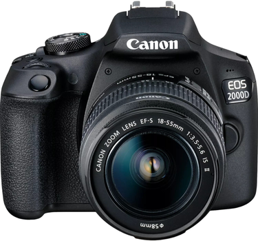 Aparat fotograficzny Canon EOS 2000D + EF-S 18-55mm IS II Lens + LP-E10 (2728C010)