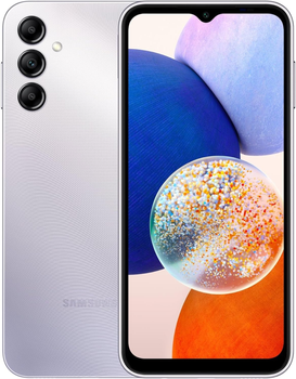 Смартфон 6.6" Samsung Galaxy A14 4/64Gb 5G 2-SIM NFC 50/13Мп 8 ядер Android 13 Silver Factory Recertified g1