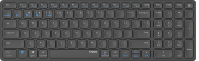 Беспроводная клавиатура Rapoo E9700M Dark Grey (UKR)