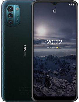 Смартфон 6.5" Nokia G21 4/128Gb 4G 2-SIM NFC 50/8Мп 8 ядер Android 11 Nordic Blue Factory Recertified g2
