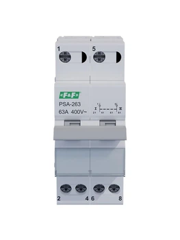 Перемикач навантаження F&F 2p 63A 1-0-2 PSA-263