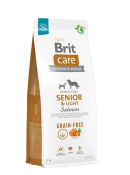Сухой корм Brit Care Dog Grain-free Senior & Light&nbsp;Сухой беззерновой корм с лососем для стареющих собак 12 кг (1111173387)