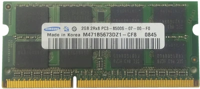 Пам'ять Samsung 2GB SO-DIMM DDR3 1066 MHz (M471B5673DZ1-CF8)