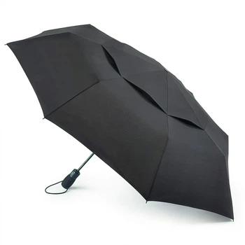 Парасолька чоловіча автомат антишторм Fulton Tornado G840 Black (Чорний)