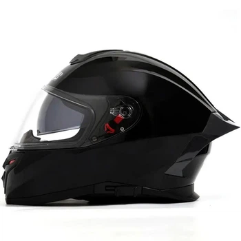 Мотошлем интеграл MX-820 черный Размер L 59-60 см