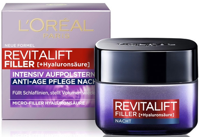 Krem do twarzy L'Oreal Paris Revitalift Filler na noc 50 ml (3600524003975)