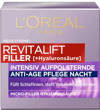 Krem do twarzy L'Oreal Paris Revitalift Filler na noc 50 ml (3600524003975)