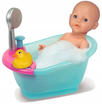 Ванна з душем для ляльок Simba New Born Baby (4006592029005)