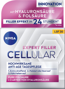 Крем для обличчя Nivea Cellular Expert Filler LSF 30 денний 50 мл (4005900954763)
