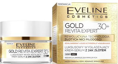 Krem-serum do twarzy Eveline Cosmetics Gold Revita Expert 50 ml (5901761965407)