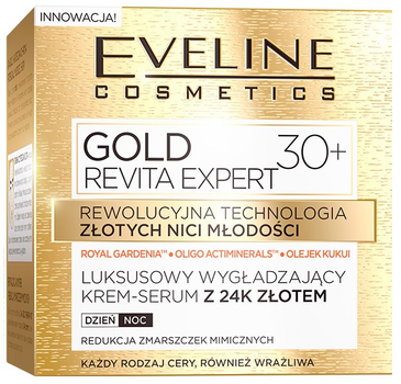 Krem-serum do twarzy Eveline Cosmetics Gold Revita Expert 50 ml (5901761965407)