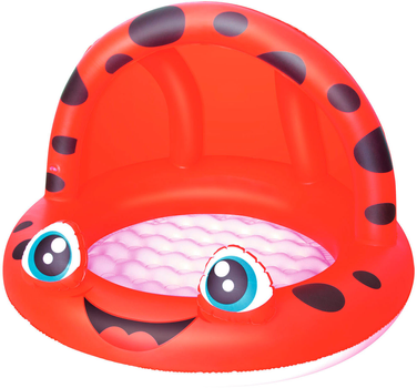 Nadmuchiwany mini basen Bestway Ladybug Frog Pool with Inflatable Bottom and Cover 97 x 66 cm (6942138914122)