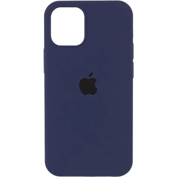 Чохол силіконовий Full Silicone Case for iPhone 15 Pro Dark Blue (з закритим низом)