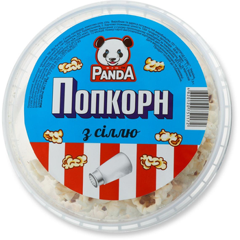 Поп корн Панда солоний (відро) 40г