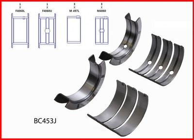 Вкладыши коренные ENGINETECH BC453J030