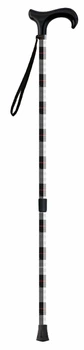Трость Maniquick MQ541 Tartan Bianco – Manico Derbi Nero телескопическая
