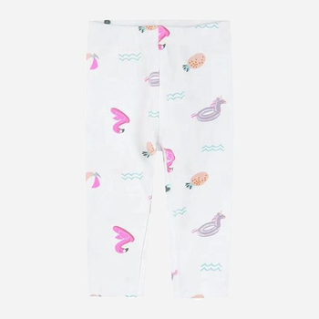 Legginsy dziecięce dla dziewczynki Cool Club CCG2413741 110 cm Białe (5903977440730)