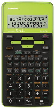 Калькулятор Sharp Scientific Blister Green (SH-EL531THBGR)